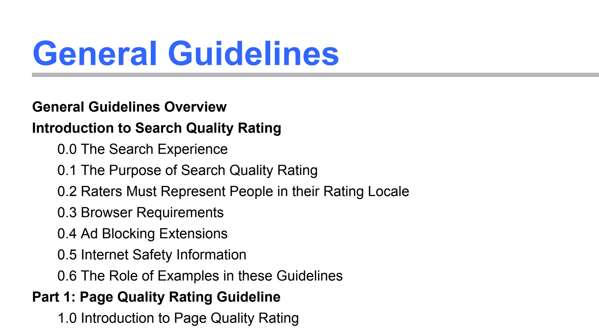 เอกสาร Search Quality Rater Guidelines ของ Google ซึ่งเป็นที่มาของแนวคิด E-E-A-T เอกสาร Search Quality Rater Guidelines ของ Google ซึ่งเป็นที่มาของแนวคิด E-E-A-T