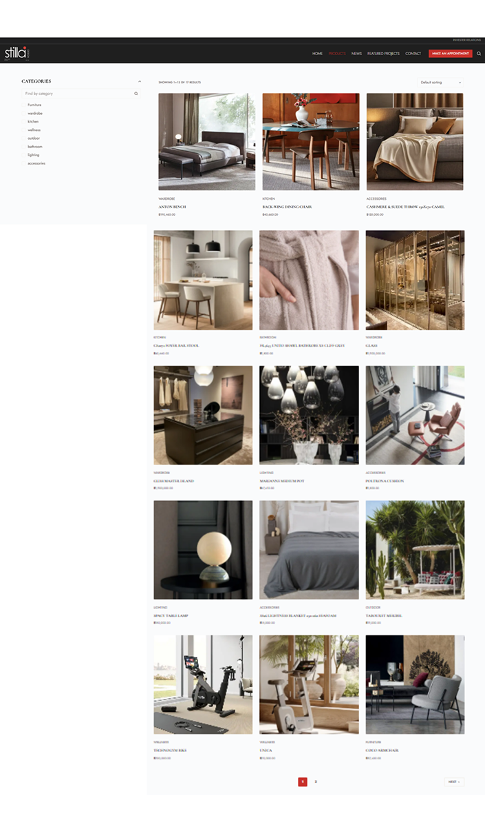 แคตตาล็อกเฟอร์นิเจอร์พรีเมียม STILLA Design แคตตาล็อกเฟอร์นิเจอร์พรีเมียม STILLA Design